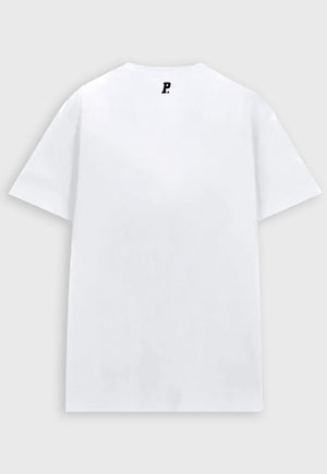 Camiseta Oversized Logo Essential Branca
