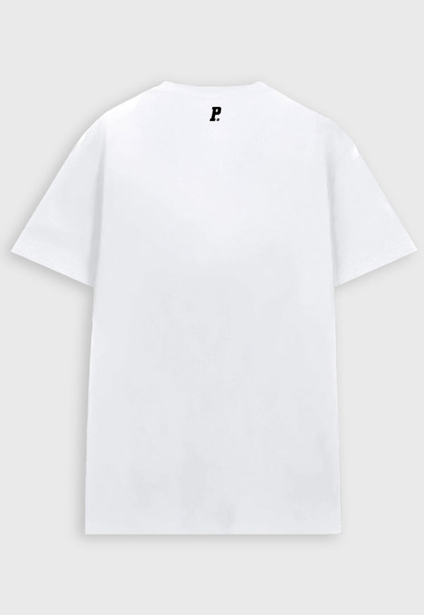 Camiseta Oversized Logo Essential Branca