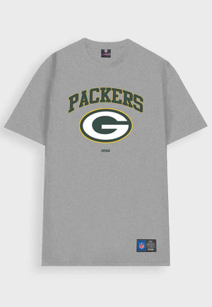 Camiseta Prison x NFL Green Bay Packers Cinza