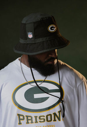 Camiseta Prison x NFL Green Bay Packers Branca