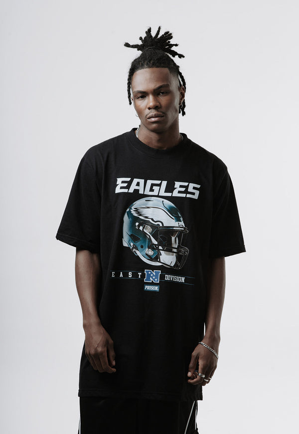 Camiseta Prison x NFL Philadelphia Eagles Preta