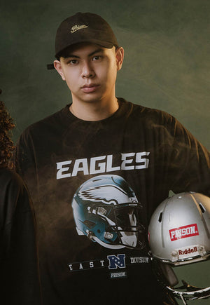 Camiseta Prison x NFL Philadelphia Eagles Preta