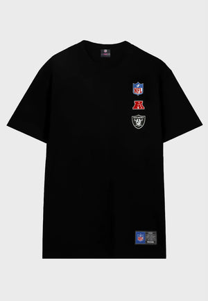 Camiseta Prison x NFL Raiders Afc Preta