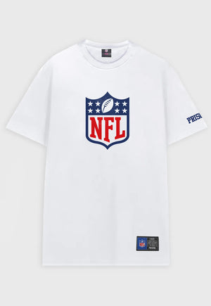 Camiseta Prison x NFL Shield Branca