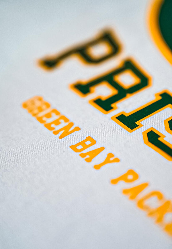 Camiseta Prison x NFL Green Bay Packers Branca