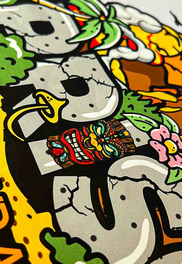 Camiseta Streetwear Island Branca