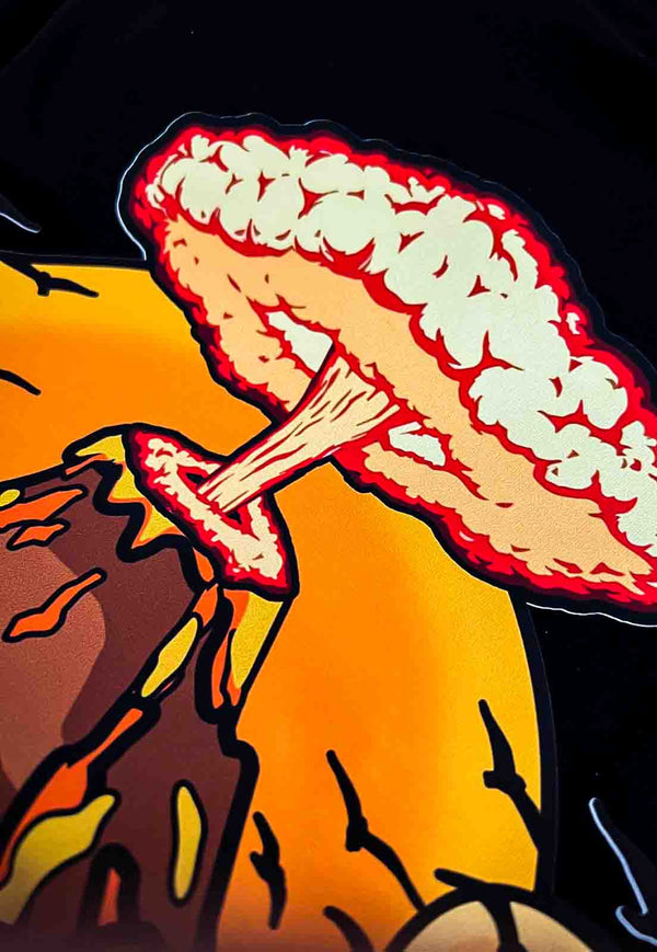 Camiseta Streetwear Oversized Island Preta