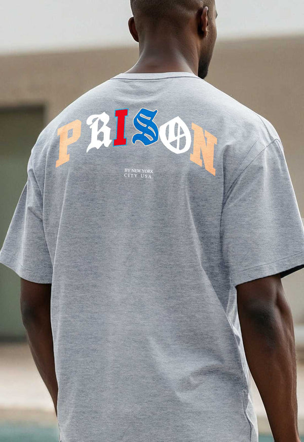 Camiseta Streetwear New York Code Cinza