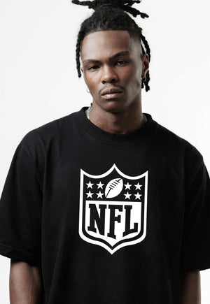 Camiseta Prison x NFL Shield Preta