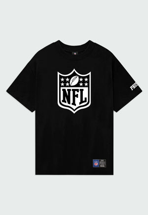 Camiseta Prison x NFL Shield Preta