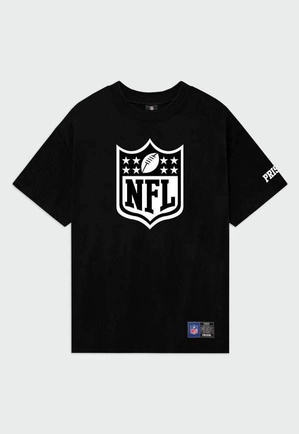 Camiseta Prison x NFL Shield Preta