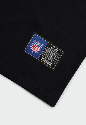 Camiseta Prison x NFL Shield Preta