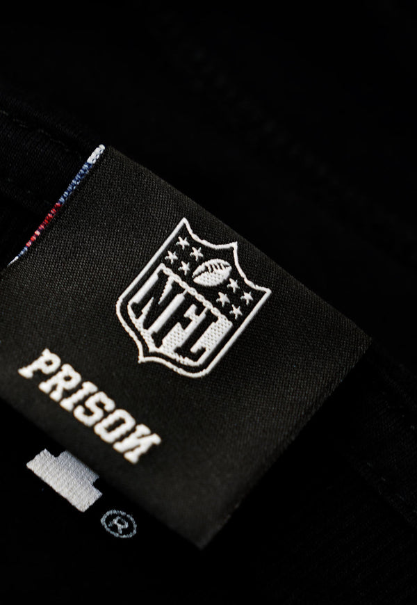 Camiseta Prison x NFL Giants Logo Preta