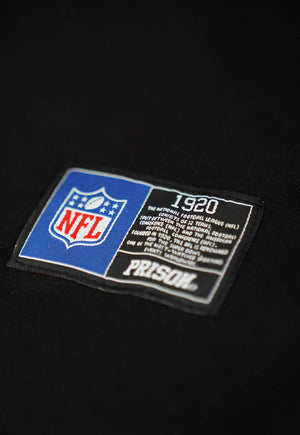 Camiseta Prison x NFL Giants Logo Preta