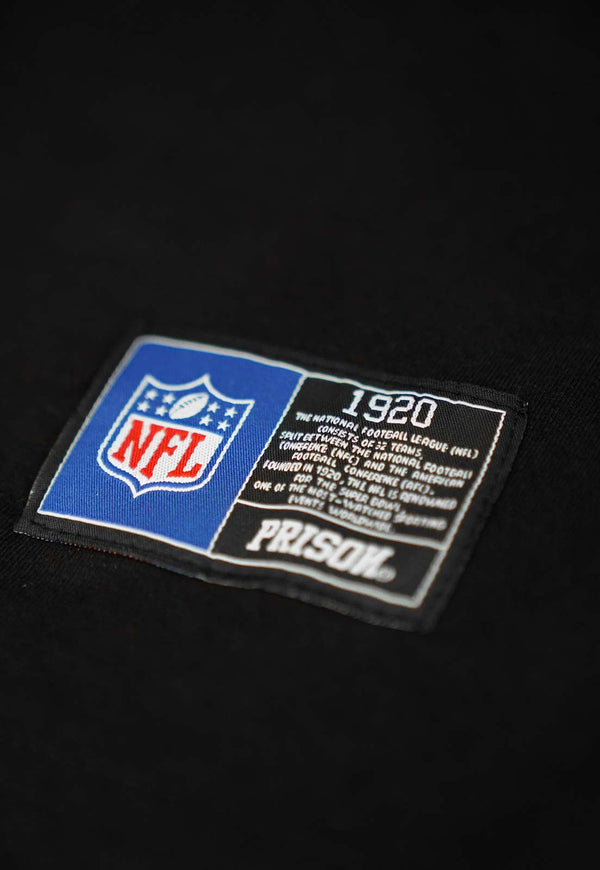 Camiseta Prison x NFL Giants Logo Preta