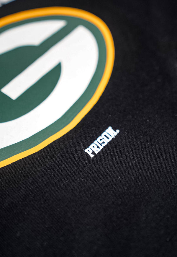 Camiseta Prison x NFL Green Bay Packers Preta