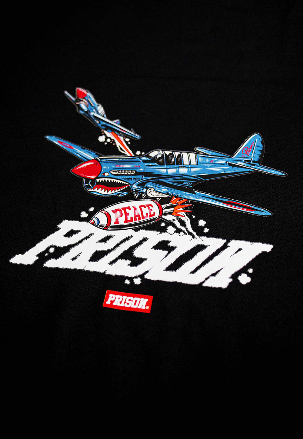 Camiseta Streetwear Peace Bomber Preta