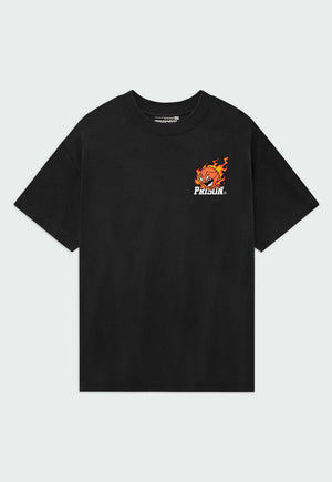 Camiseta Streetwear Basket Fireball Preta