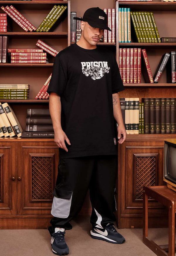 Camiseta Streetwear Logo Diamond Preta