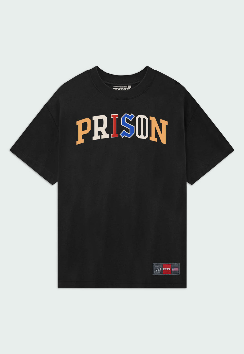 Camiseta Streetwear Logo Color Preta