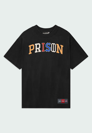 Camiseta Streetwear Logo Color Preta