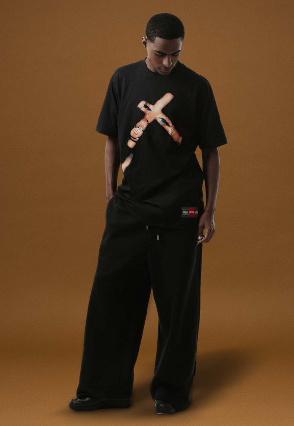 Camiseta Streetwear Cruz Preta