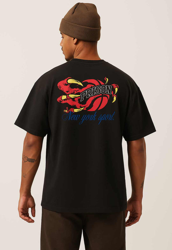 Camiseta Streetwear Dino Claw Preta