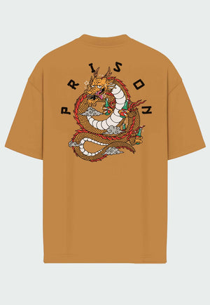 Camiseta Streetwear Dragon Fly Marrom