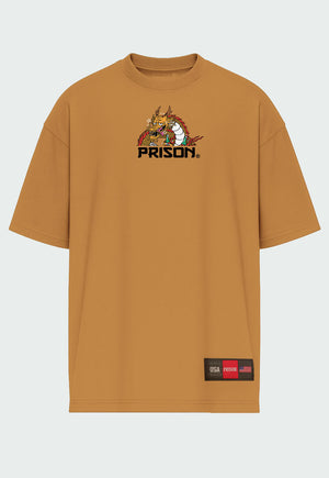 Camiseta Streetwear Dragon Fly Marrom