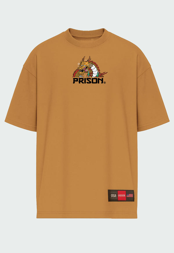 Camiseta Streetwear Dragon Fly Marrom