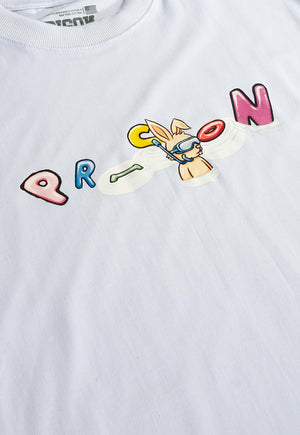 Camiseta Streetwear Logo Float Branca