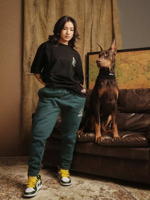 Camiseta Streetwear Jersey Bear Preta