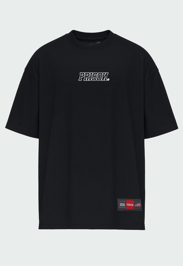 Camiseta Streetwear Logo Stroke Preta