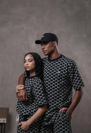 Camiseta Streetwear NY All Over Preta