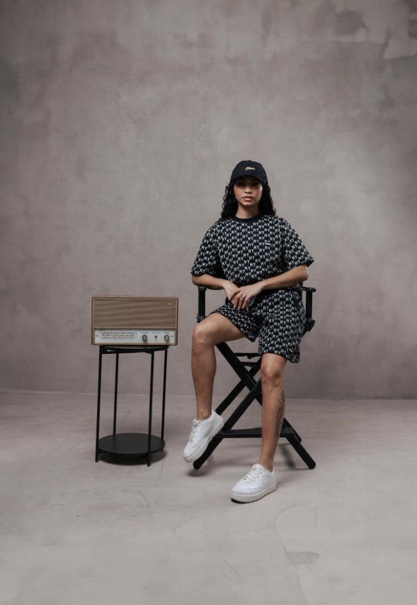 Camiseta Streetwear NY All Over Preta