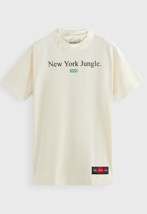 Camiseta Streetwear New York Jungle Off-white