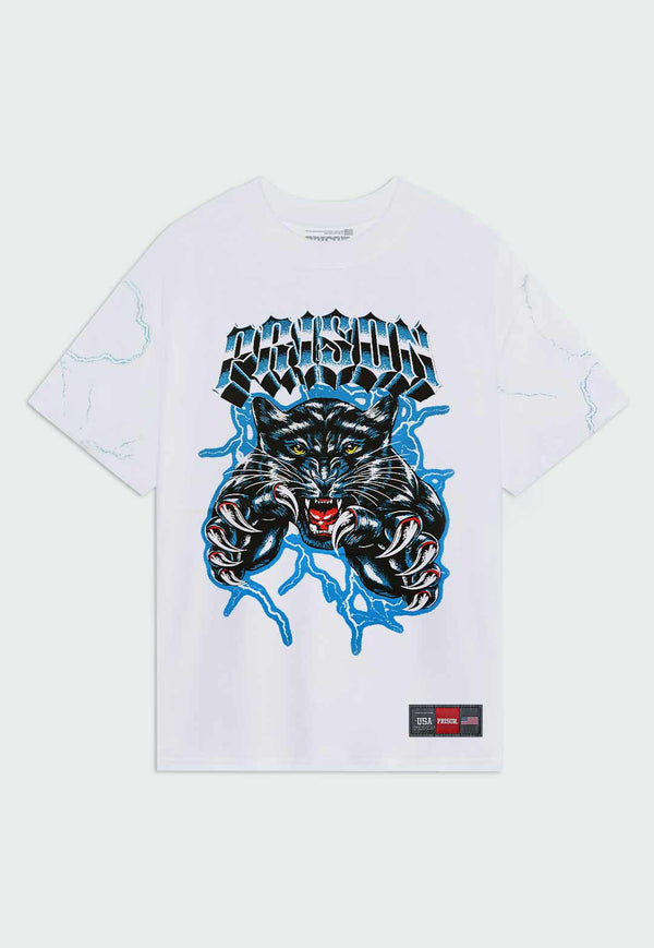 Camiseta Streetwear Panther Branca