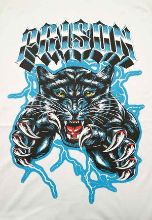 Camiseta Streetwear Panther Branca