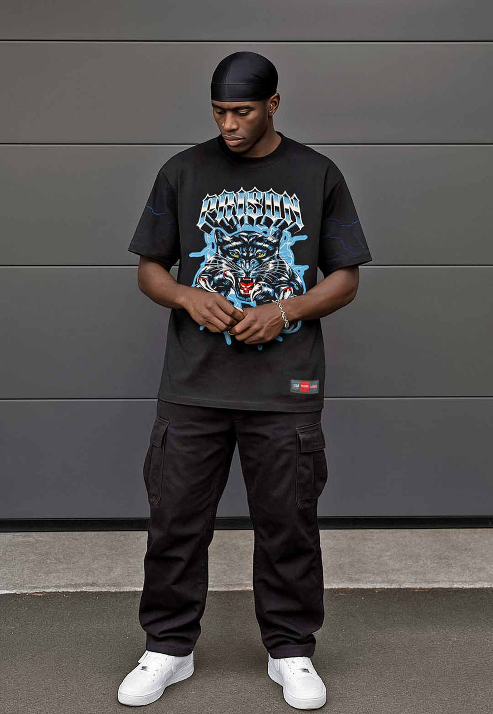 Camiseta Streetwear Panther Preta