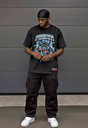 Camiseta Streetwear Panther Preta