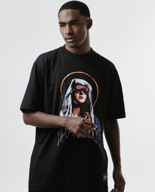 Saint Black Streetwear T-Shirt