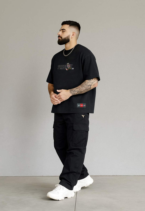 Camiseta Streetwear Logo Spy Preta