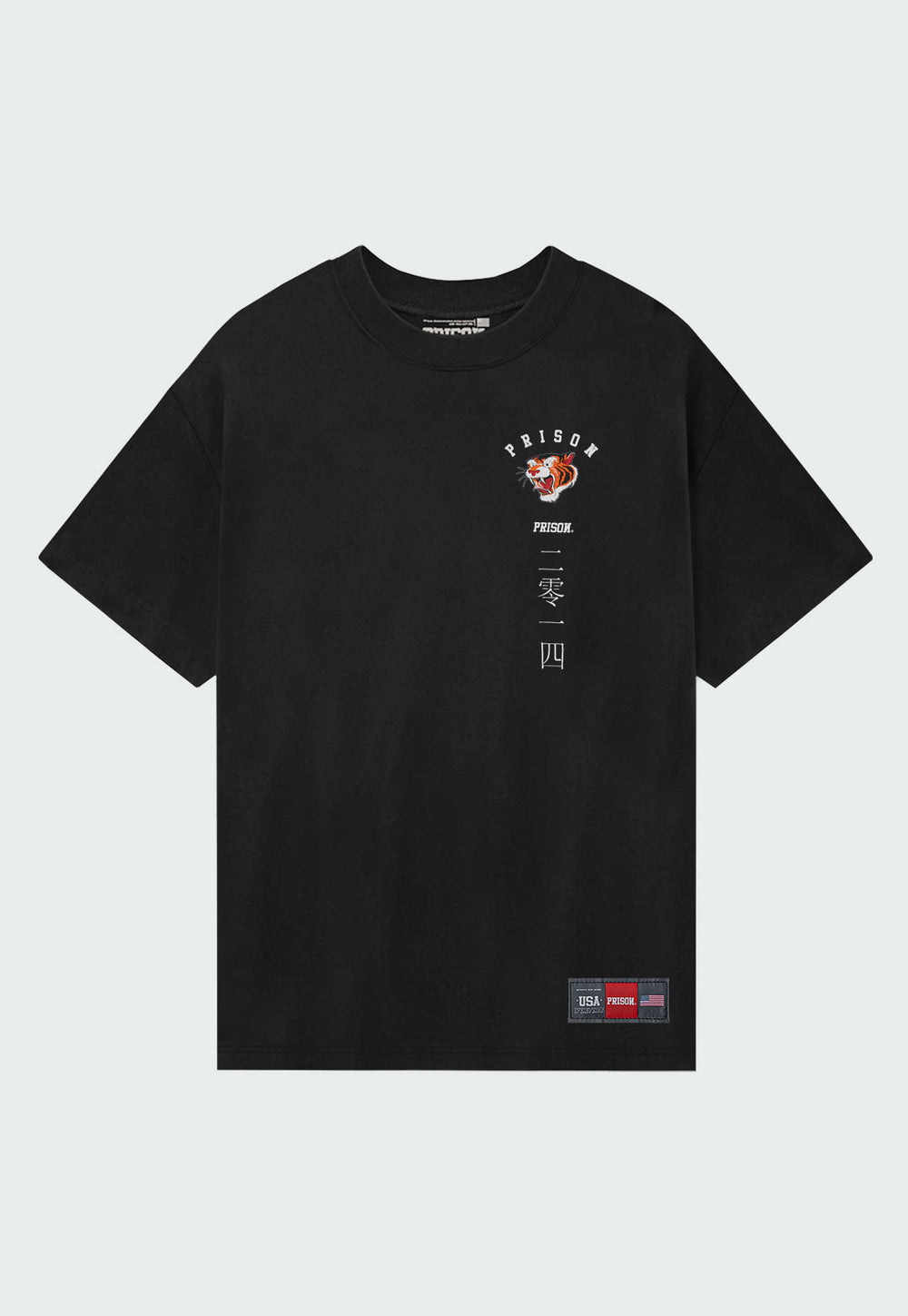 Camiseta Streetwear Tiger Preta