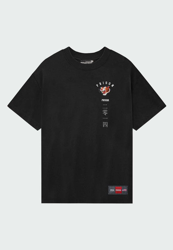 Camiseta Streetwear Tiger Preta