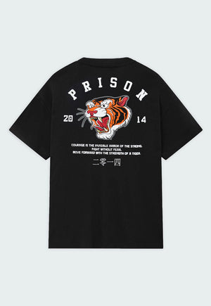 Camiseta Streetwear Tiger Preta