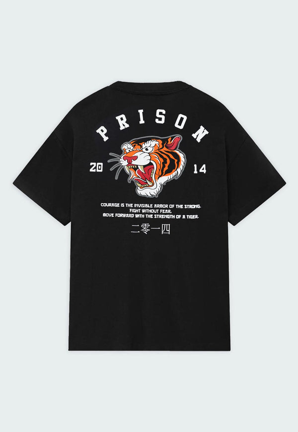Camiseta Streetwear Tiger Preta