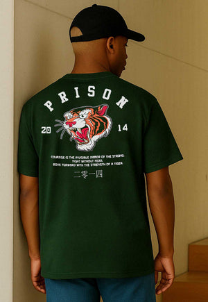 Camiseta Streetwear Tiger Verde