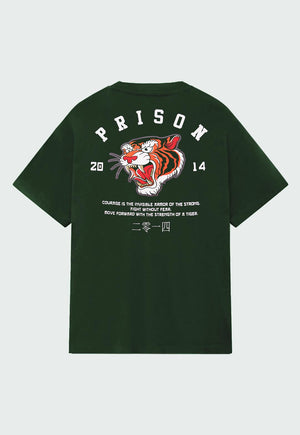 Camiseta Streetwear Tiger Verde