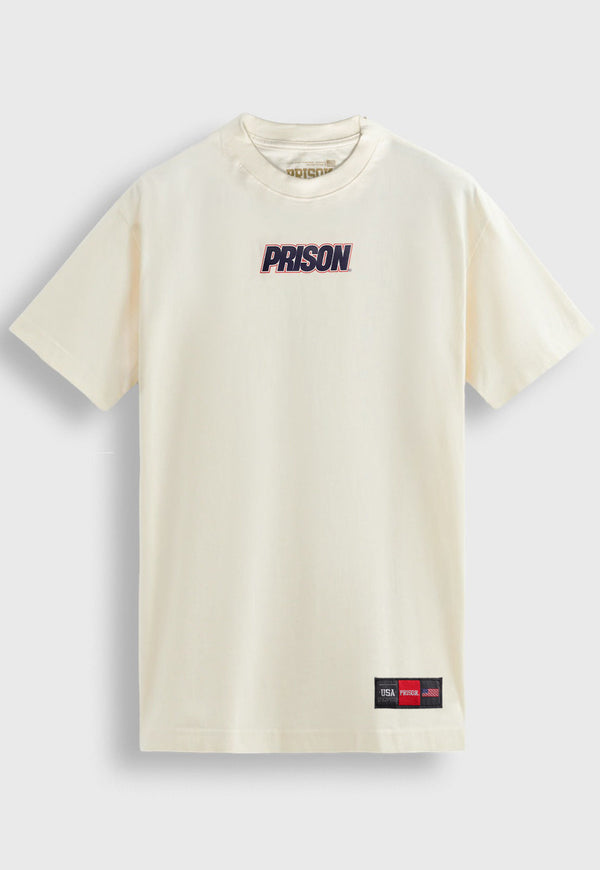 Camiseta Streetwear Logo Outline Off-white