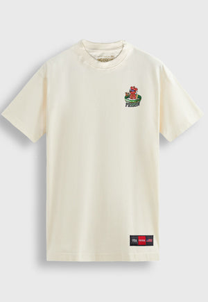 Camiseta Streetwear Urban Bowl Bear Off-white